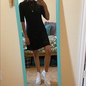 Reformation Mod Sweater Ribbed Dress